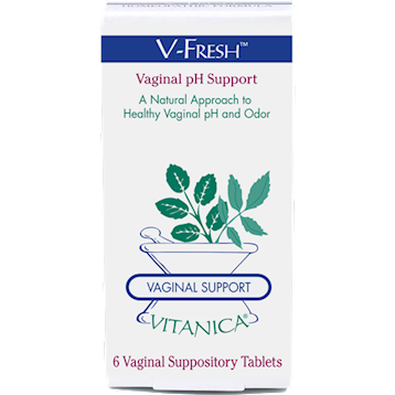 V-Fresh Suppositories, 6 Suppository Tablets from Vitanica