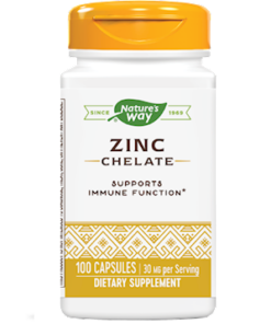 Zinc Chelate, 100 Capsules from Nature's Way
