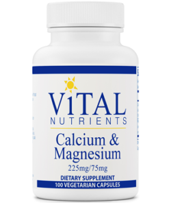 Calcium & Magnesium, 100 Vegetarian Capsules by Vital Nutrients