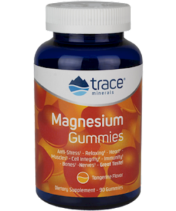 Magnesium Gummies, Tangerine, 120 Gummies by Trace Minerals Research
